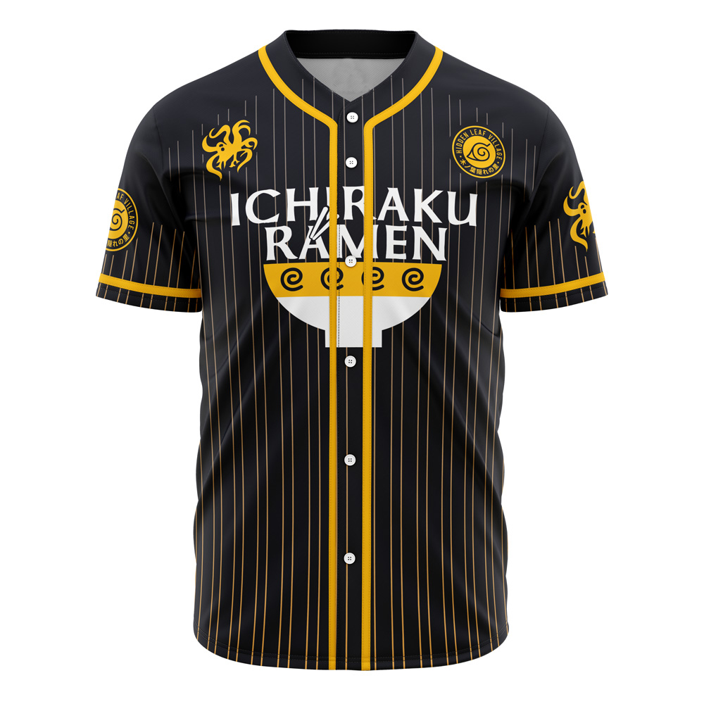 Ichiraku Ramen Naruto Custom Baseball Jersey - Otaku Hall