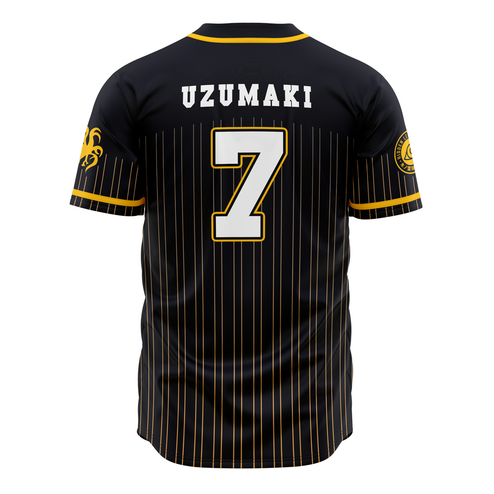 Alternative view of Ichiraku Ramen Naruto Custom Baseball Jersey - Otaku Hall