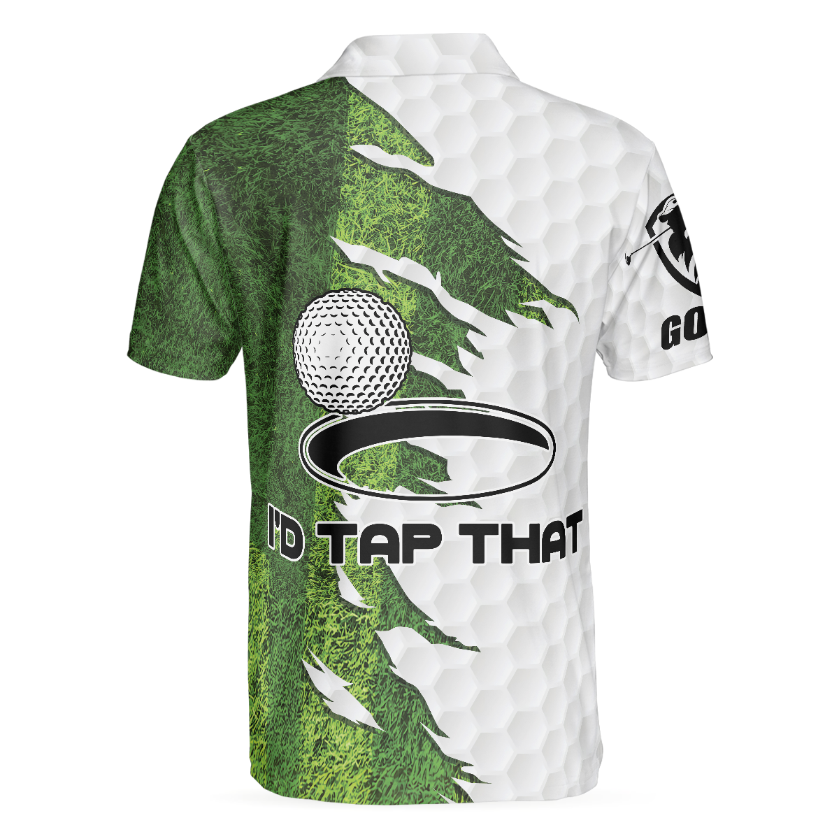 Alternative view of I'd Tap That Golf Polo Shirt