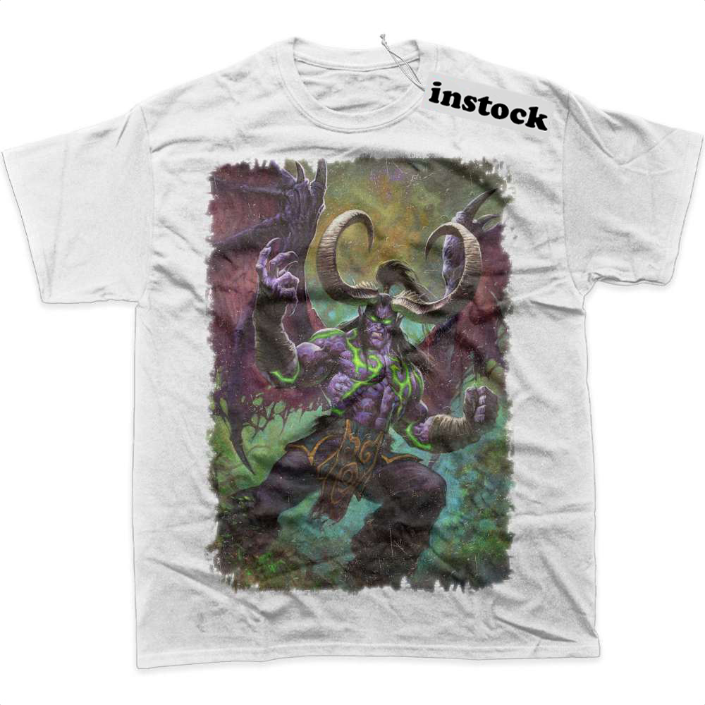 Illidan Stormrage Shirt, Dota Shirt, World of Warcraft Shirt, WoW Shirt, Game Shirt, Graphic Tee