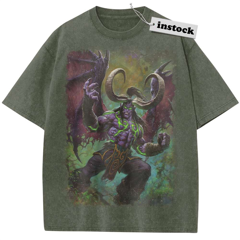Illidan Stormrage Shirt, Dota Shirt, World of Warcraft Shirt, WoW Shirt, Game Shirt, Vintage Tee