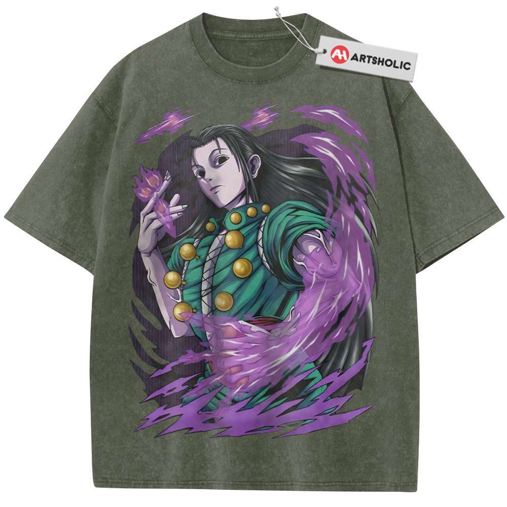 Alternative view of Illumi Zoldyck Shirt, Hunter x Hunter Shirt, HxH Shirt, Anime Shirt, Vintage Tee