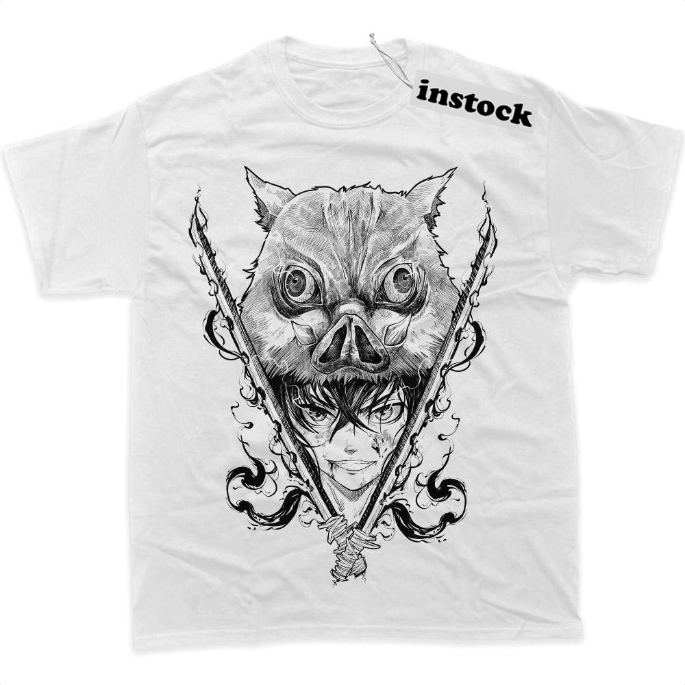 Inosuke Hashibira Shirt, Demon Slayer Shirt, Anime Shirt, Graphic Tee