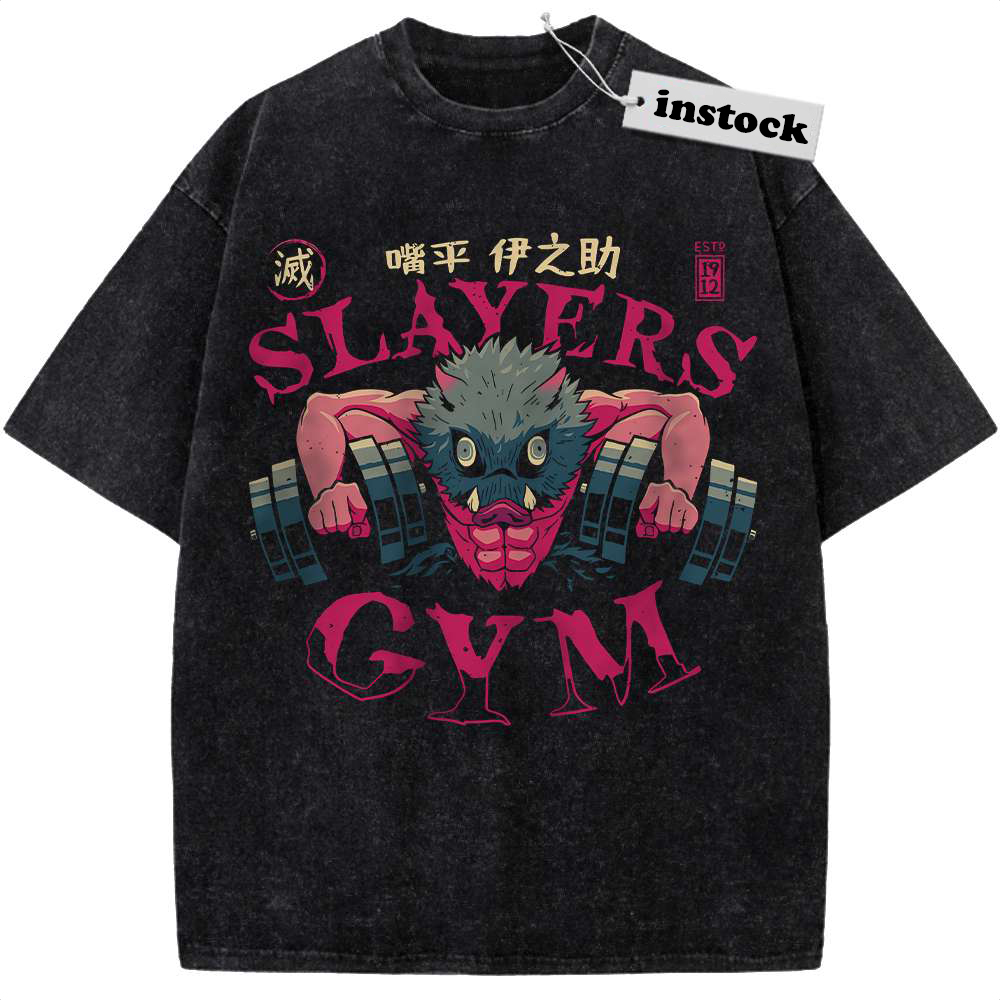 Inosuke Hashibira Shirt, Demon Slayer Shirt, Anime Shirt, Vintage T-Shirt