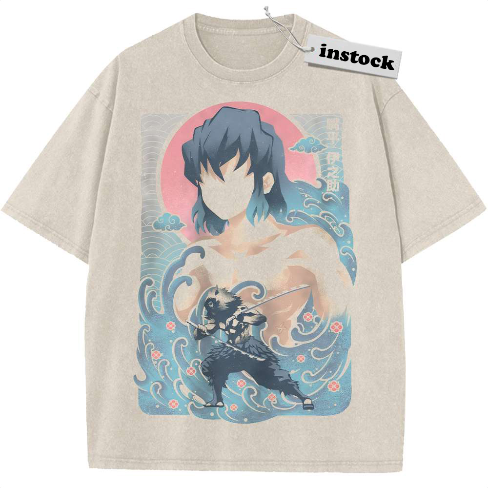 Inosuke Hashibira Shirt, Demon Slayer Shirt, Anime Shirt, Vintage T-Shirt