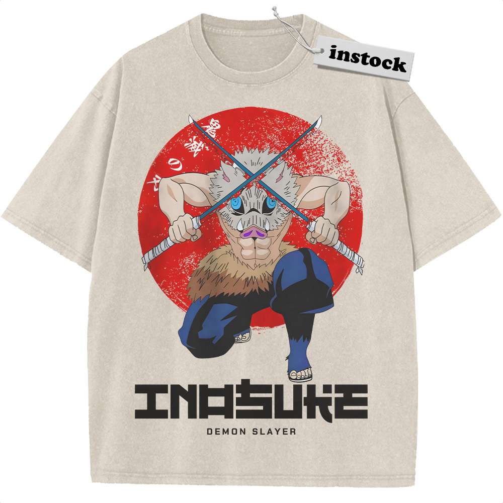 Inosuke Hashibira Shirt, Demon Slayer Shirt, Anime Shirt, Vintage Tee
