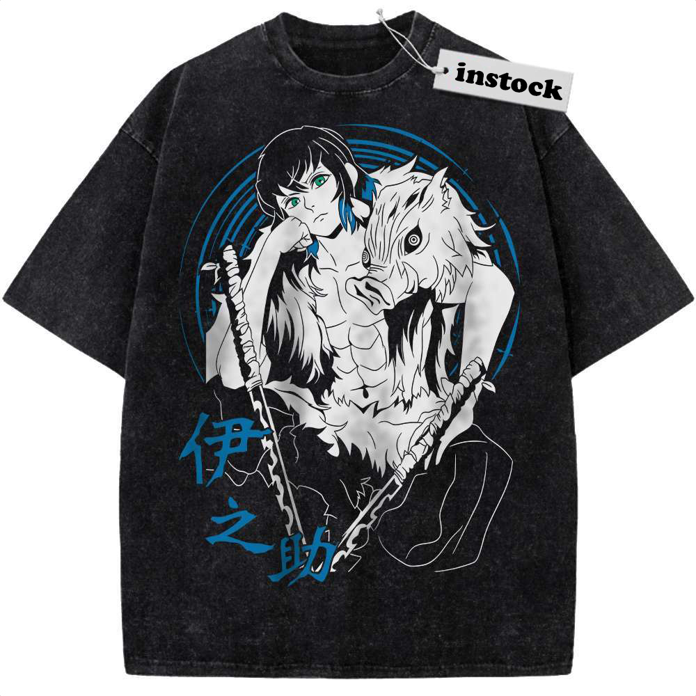 Inosuke Hashibira Shirt, Demon Slayer Shirt, Anime Shirt, Vintage Tee