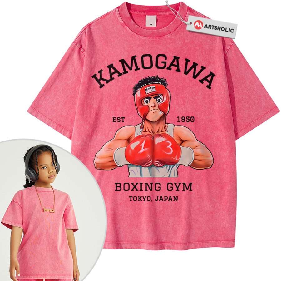 Ippo Makunouchi Shirt For Kids, Hajime no Ippo Shirt For Kids, Anime Shirt For Kids, Vintage T-Shirt For Kids - Image 5
