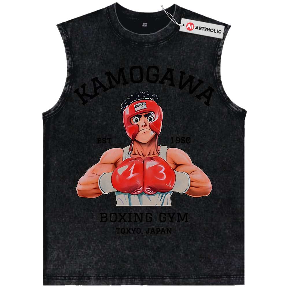 Ippo Makunouchi Tank Top, Hajime no Ippo Tank Top, Anime Tank Top, Vintage Tank Top