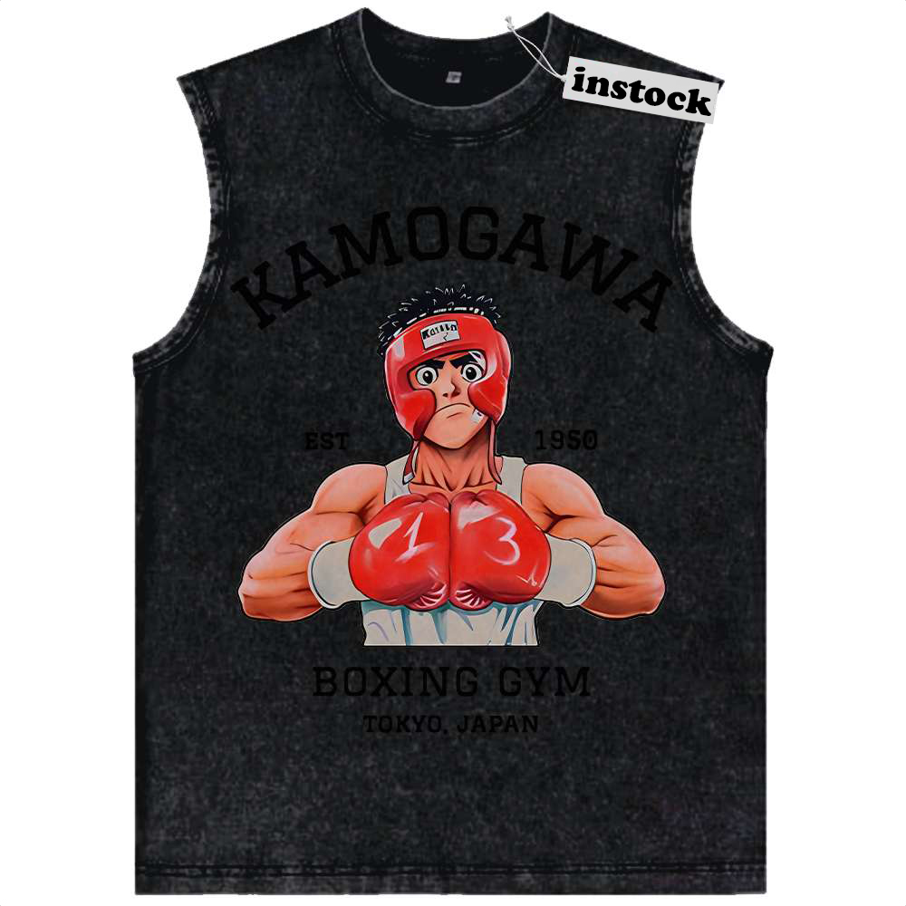 Ippo Makunouchi Tank Top, Hajime no Ippo Tank Top, Anime Tank Top, Vintage Tank Top