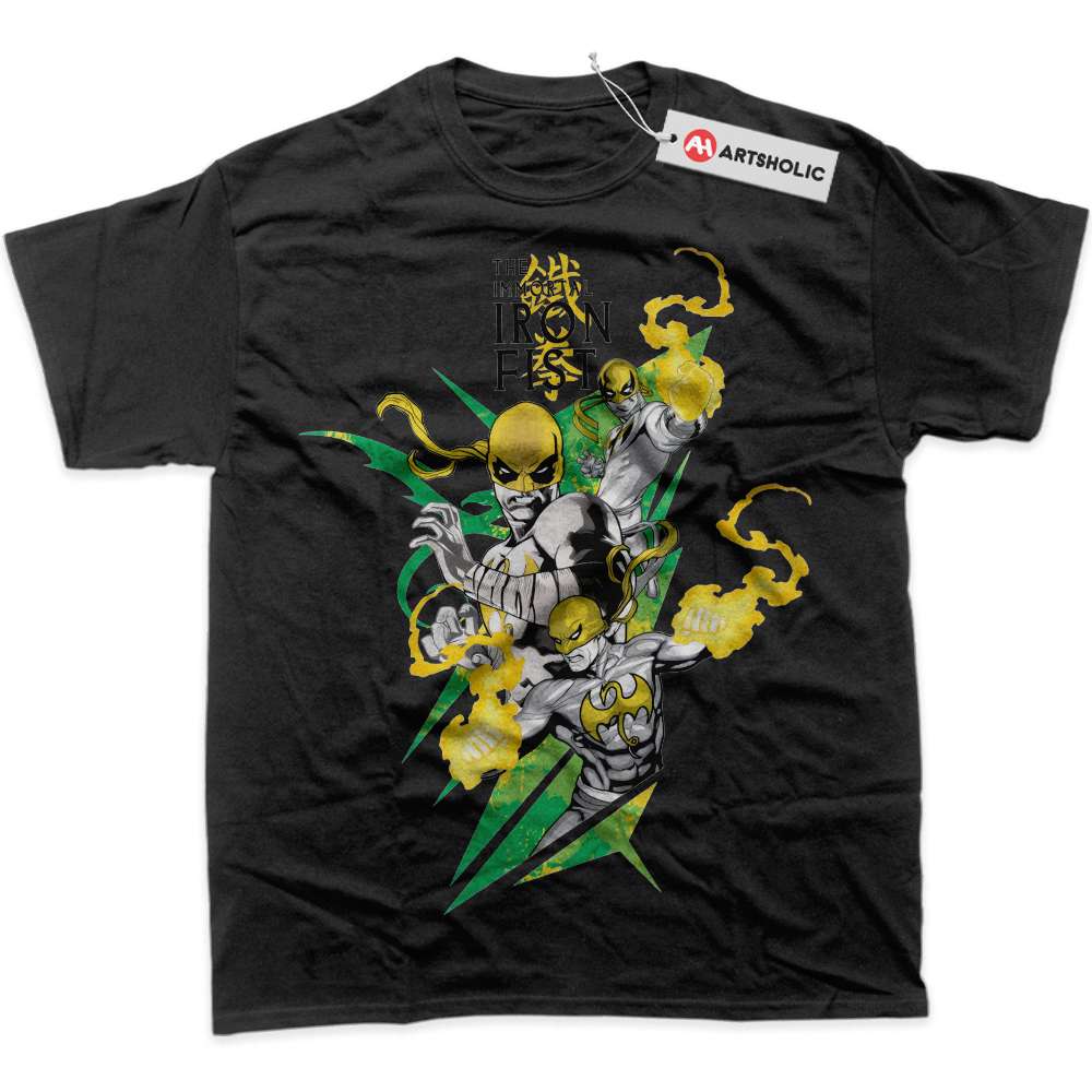 Alternative view of Iron Fist Shirt, Marvel Comics Shirt, Graphic T-Shirt