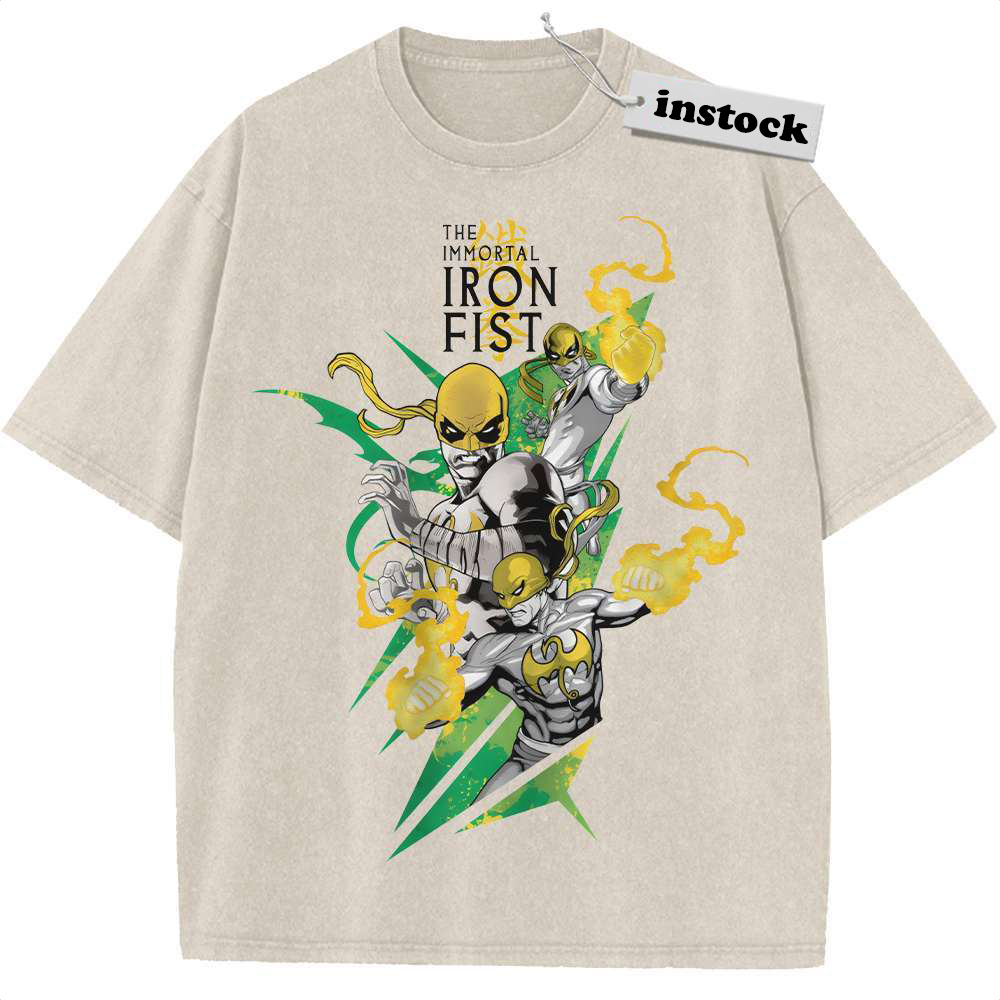 Iron Fist Shirt, Marvel Comics Shirt, Vintage T-Shirt