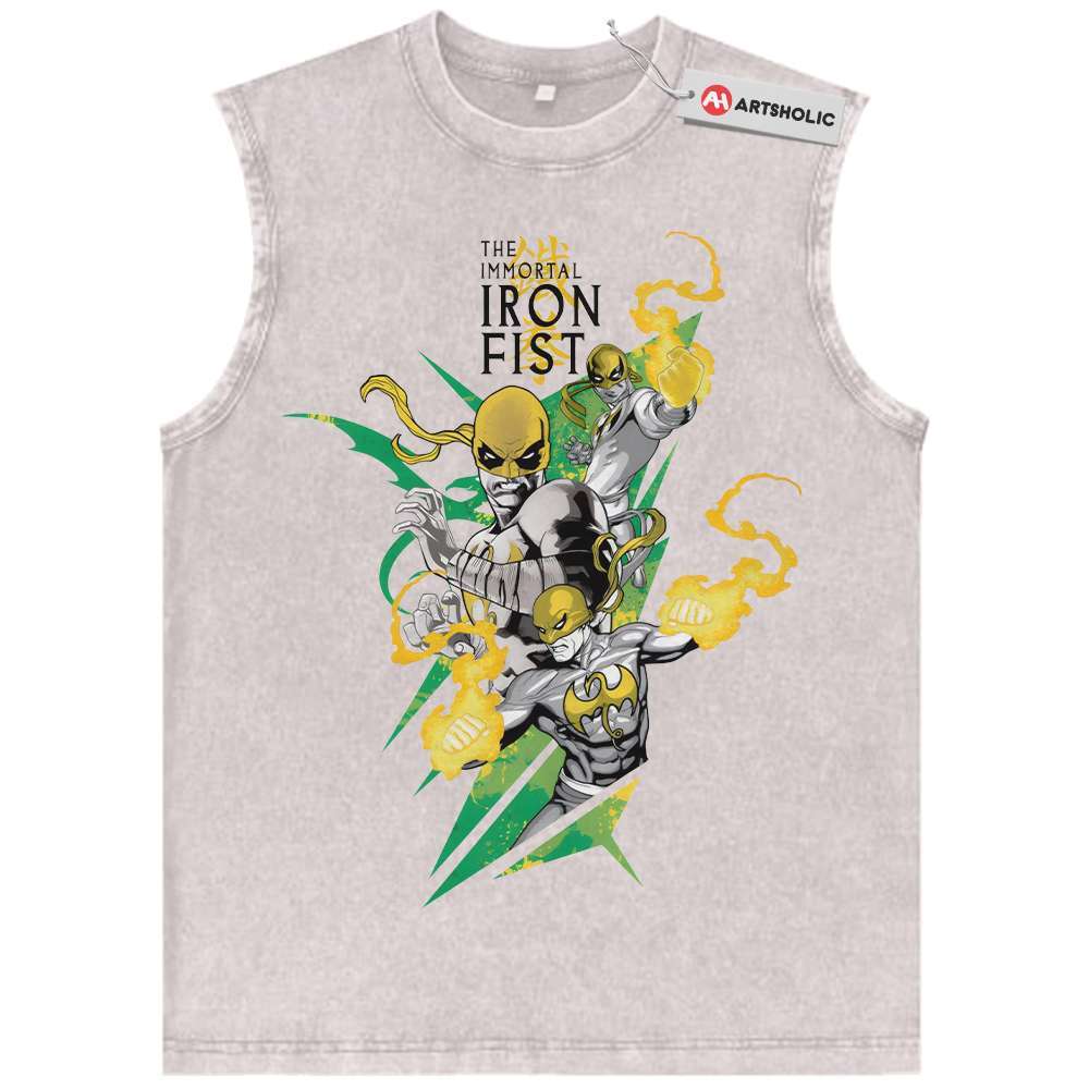 Iron Fist Tank Top, Marvel Comics Tank Top, Vintage Tank Top