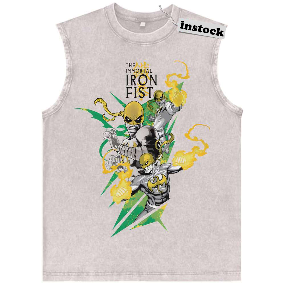 Iron Fist Tank Top, Marvel Comics Tank Top, Vintage Tank Top