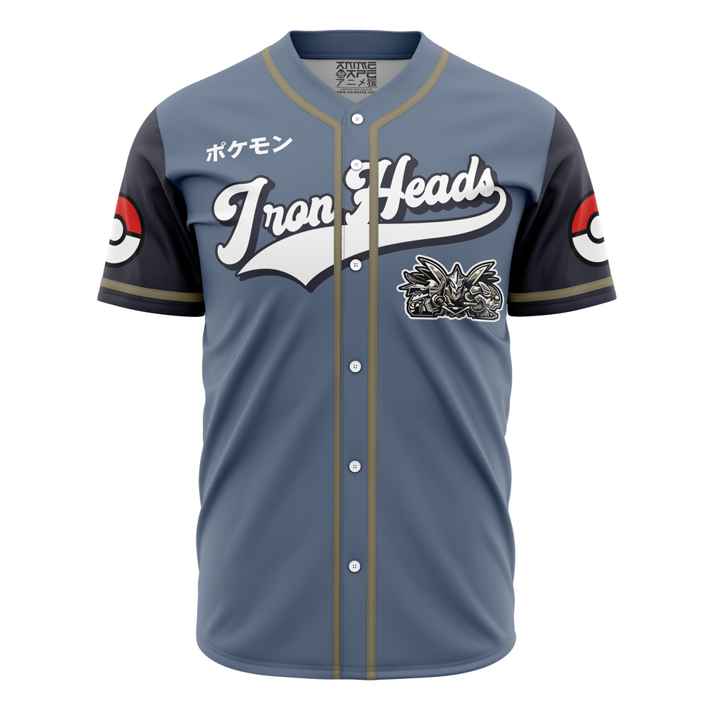 Iron Heads Steel Type Pokemon Baseball Jersey