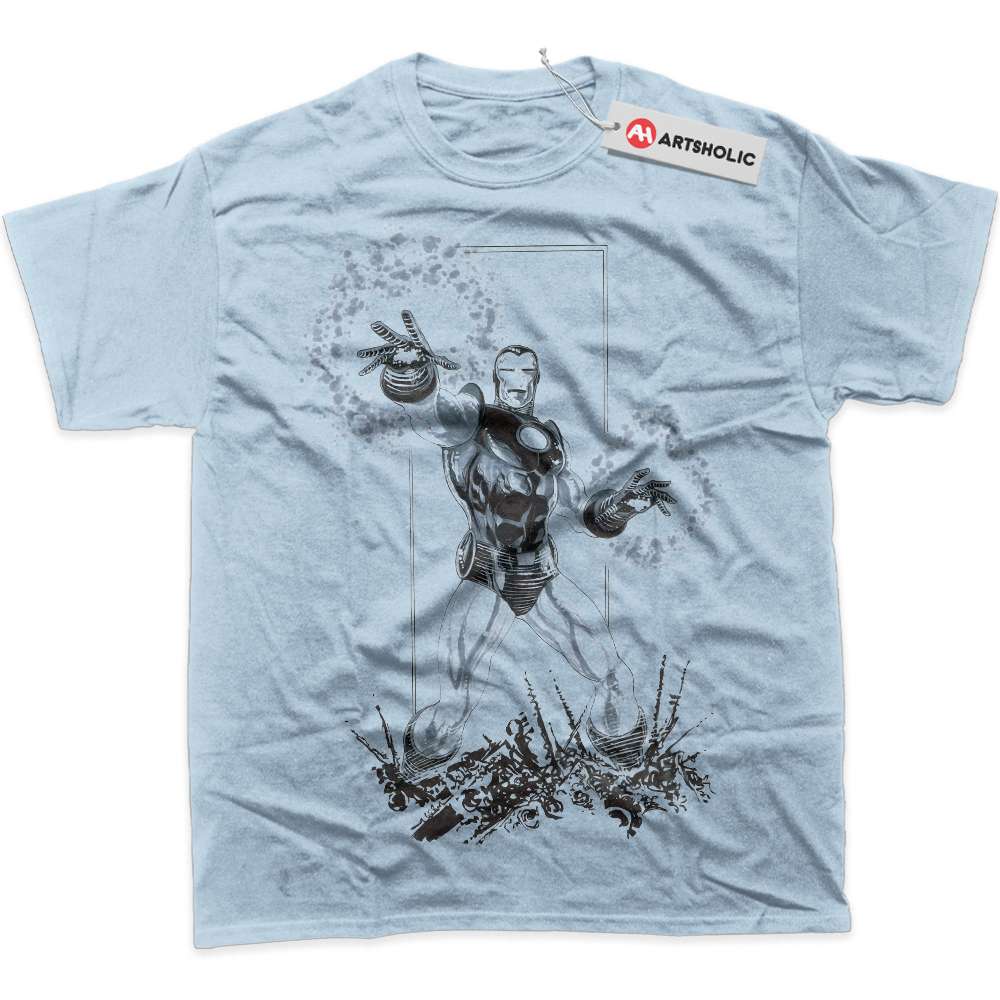 Alternative view of Iron Man Shirt, Marvel Comics Shirt, Graphic Tee