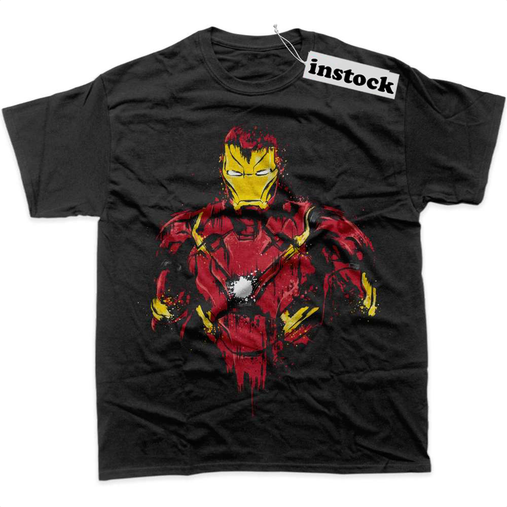 Iron Man Shirt, Marvel Comics Shirt, Graphic Tee