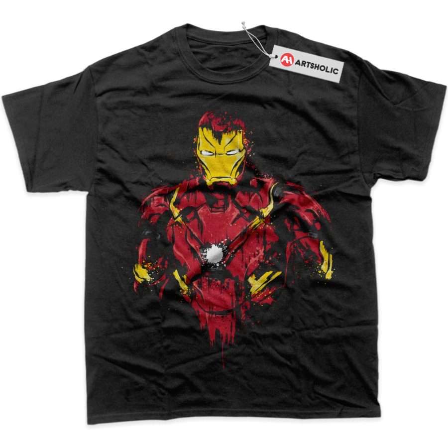 Alternative view of Iron Man Shirt, Marvel Comics Shirt, Graphic Tee