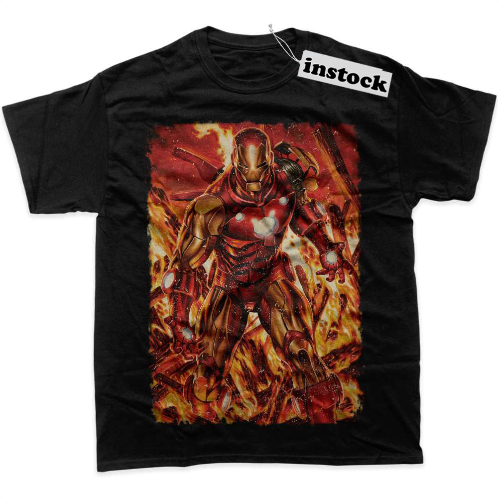 Iron Man Shirt, Marvel Comics Shirt, Graphic Tee