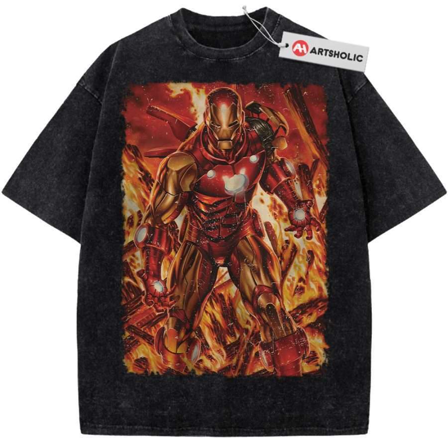 Alternative view of Iron Man Shirt, Marvel Comics Shirt, Vintage Tee