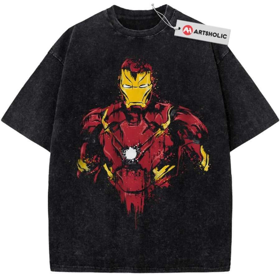 Alternative view of Iron Man Shirt, Marvel Comics Shirt, Vintage Tee