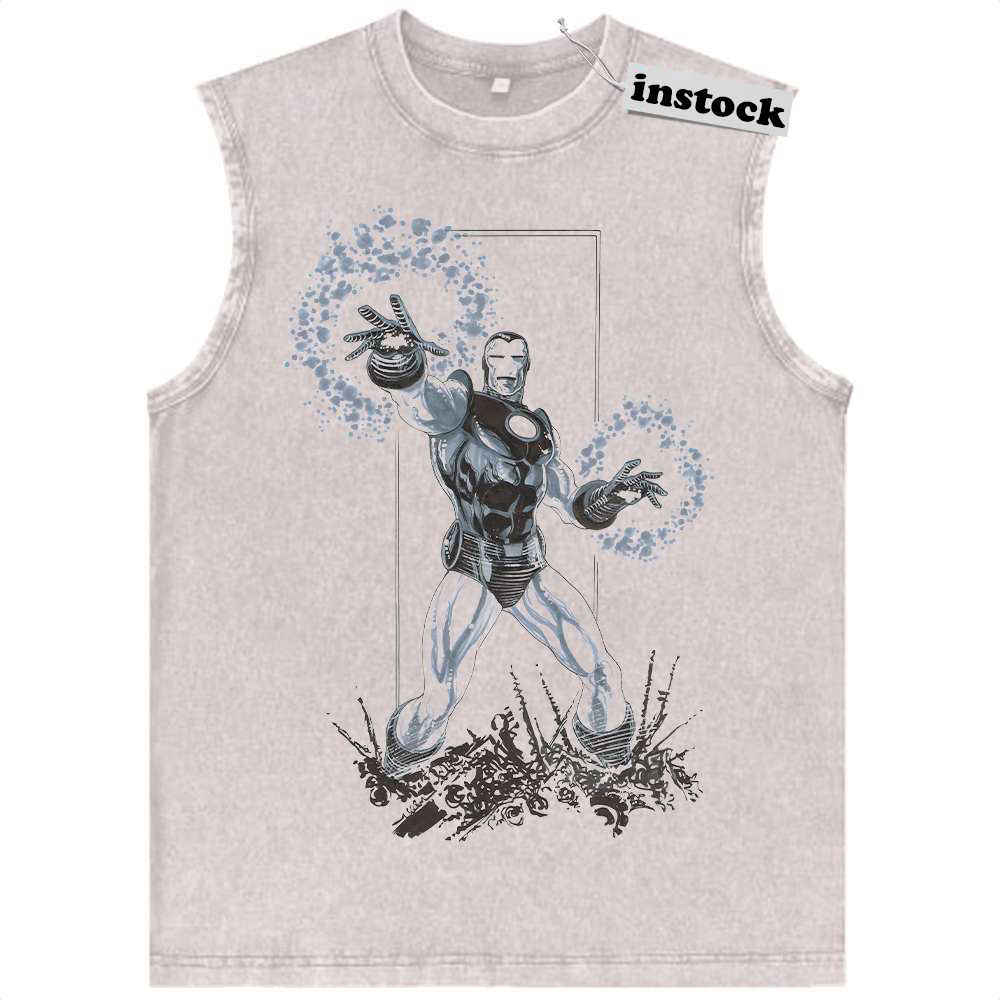 Iron Man Tank Top, Marvel Comics Tank Top, Vintage Tank Top