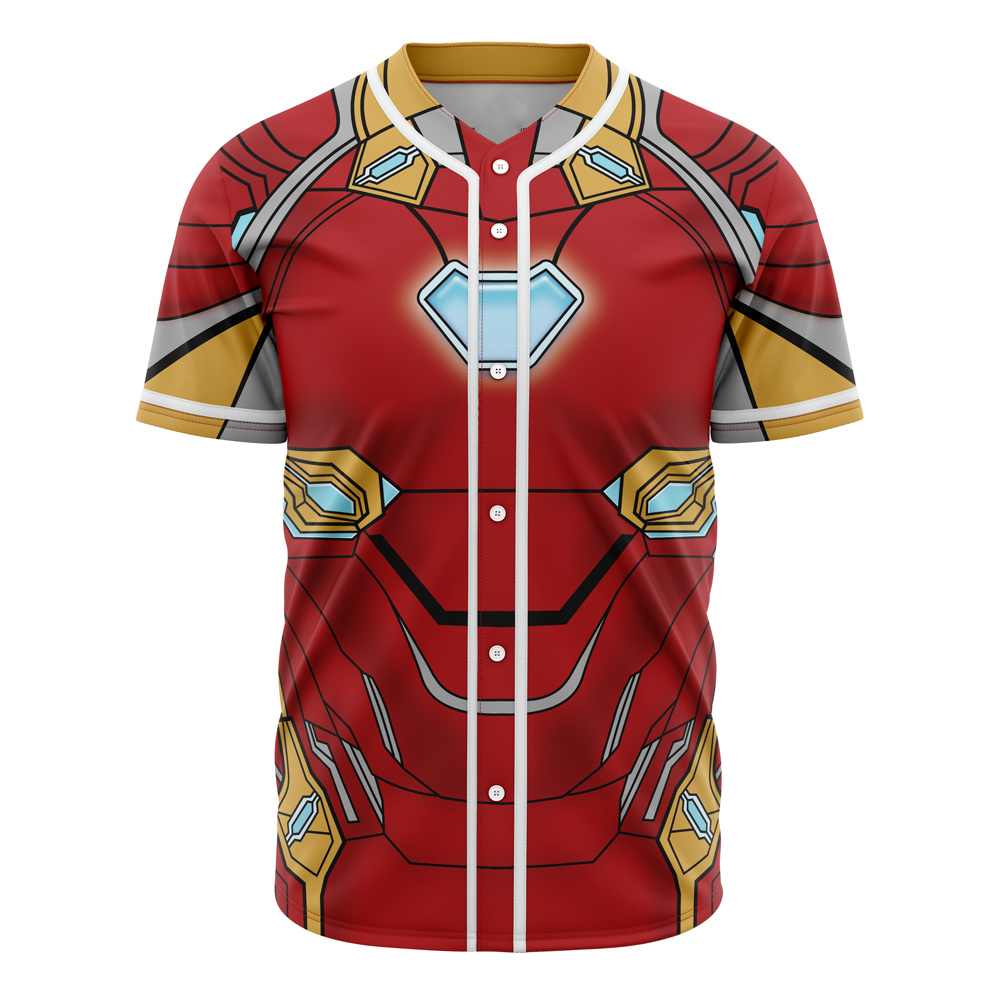 Ironman Cosplay Marvel Custom Baseball Jersey - Otaku Hall
