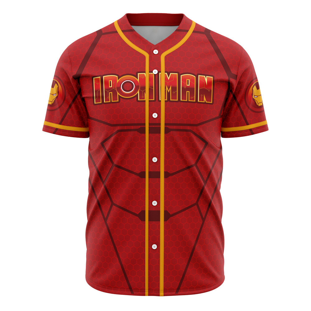 Ironman Marvel Custom Baseball Jersey - Otaku Hall