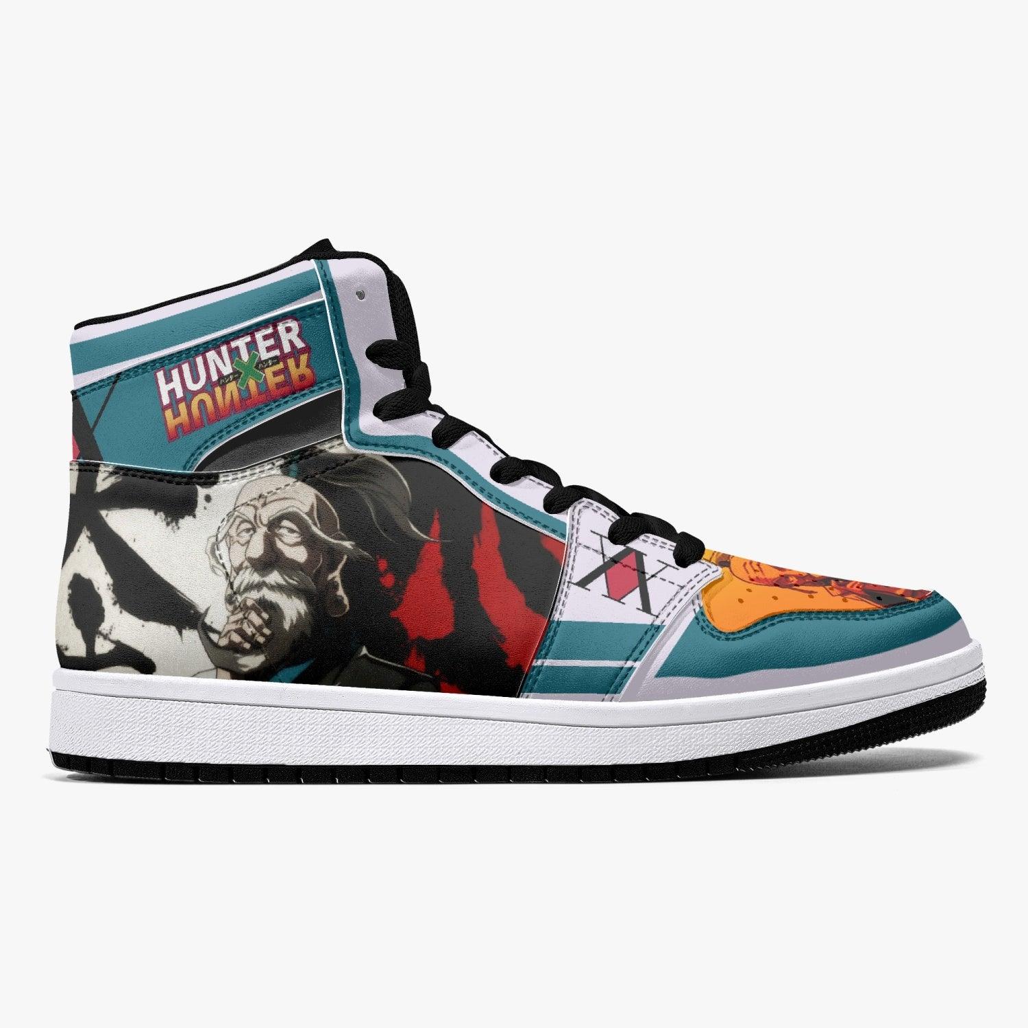Isaac Netero Hunter Custom Sneaker Mid 1 Basketball Shoes - Otaku Hall
