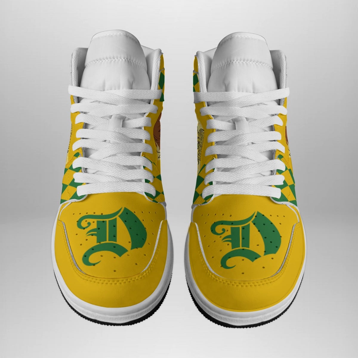 Alternative view of It Was Me Dio Jojo's Bizarre Adventure Shonen Custom Sneaker Mid 1 Retro Basketball Shoes for Fans - Otaku Hall