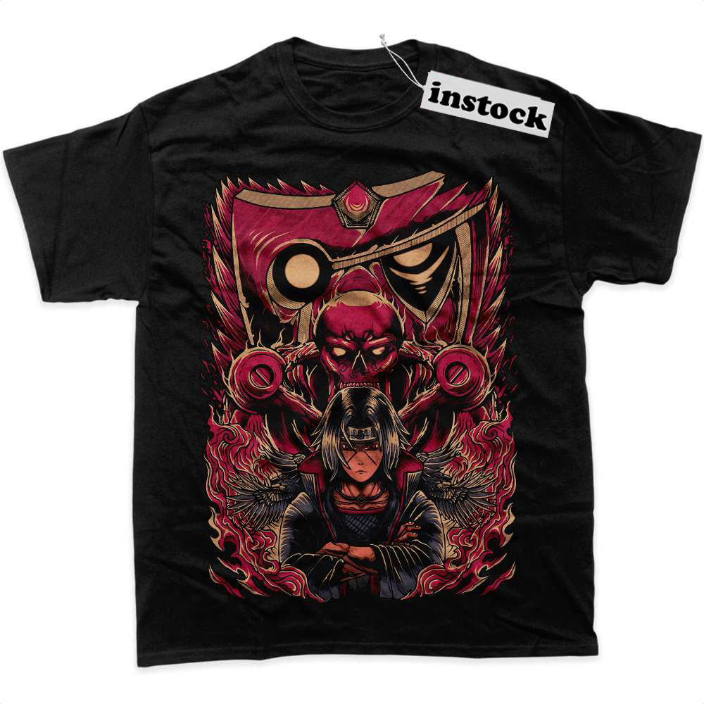 Itachi Uchiha Shirt, Akatsuki Shirt, Naruto Shirt, Anime Shirt, Graphic T-Shirt