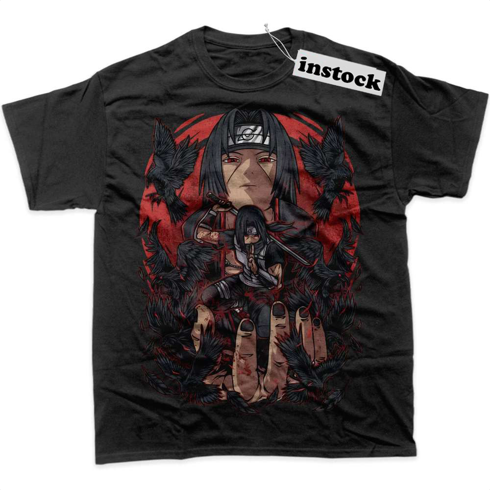 Itachi Uchiha Shirt, Akatsuki Shirt, Naruto Shirt, Anime Shirt, Graphic T-Shirt