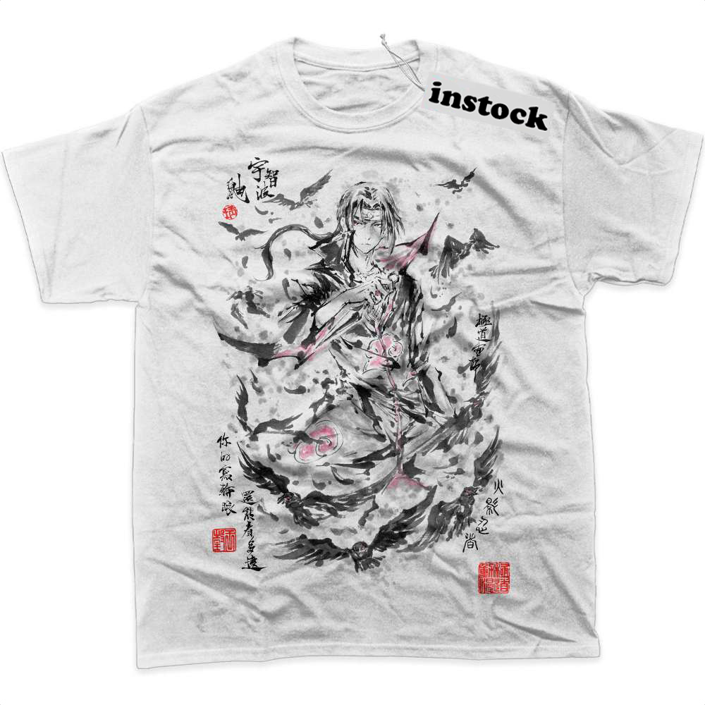 Itachi Uchiha Shirt, Akatsuki Shirt, Naruto Shirt, Anime Shirt, Graphic T-Shirt