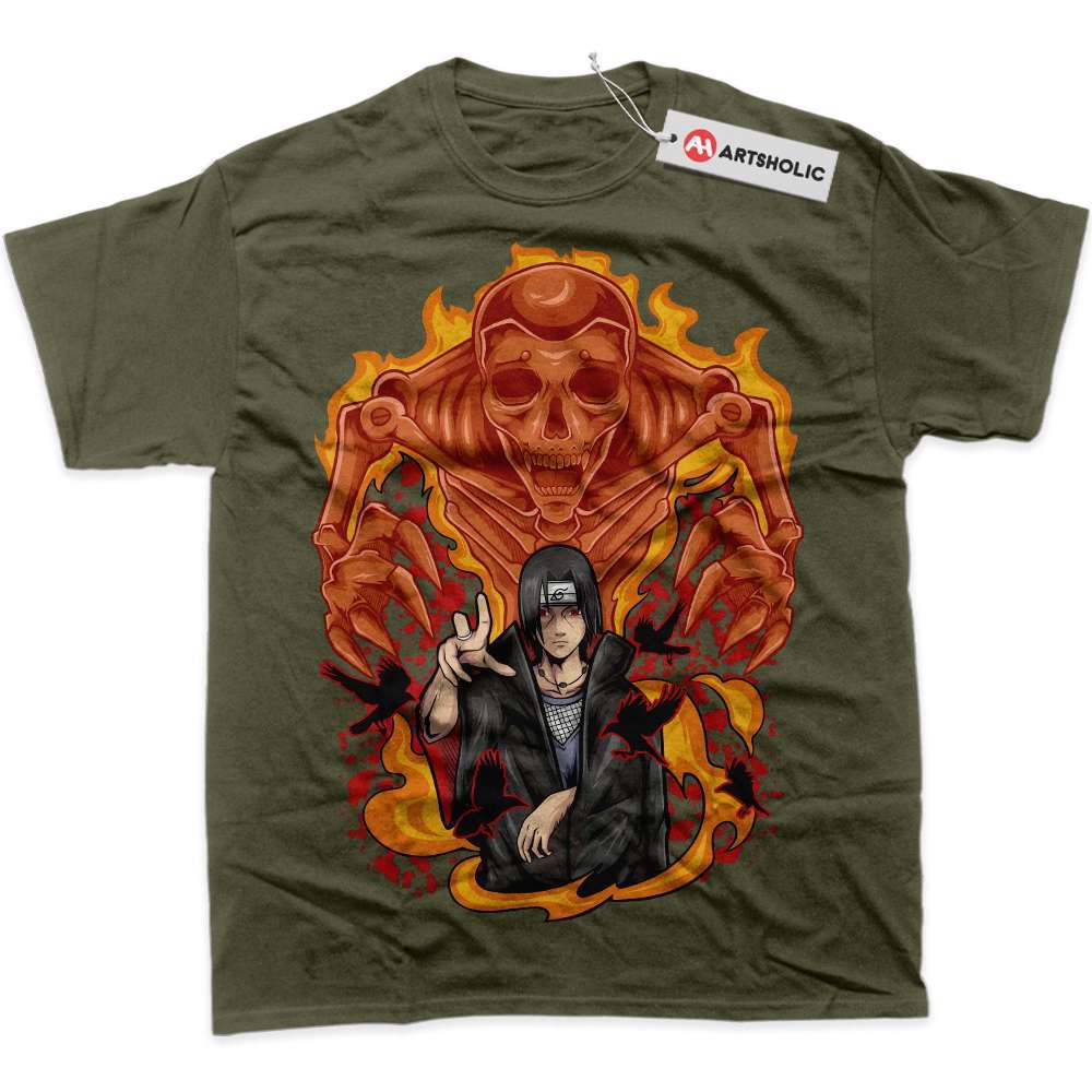 Alternative view of Itachi Uchiha Shirt, Akatsuki Shirt, Naruto Shirt, Anime Shirt, Graphic T-Shirt