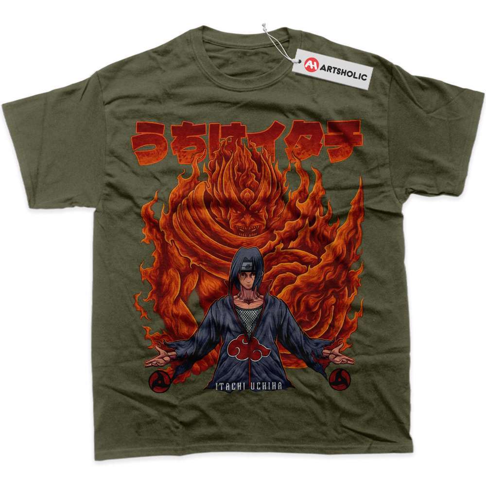 Alternative view of Itachi Uchiha Shirt, Akatsuki Shirt, Naruto Shirt, Anime Shirt, Graphic Tee