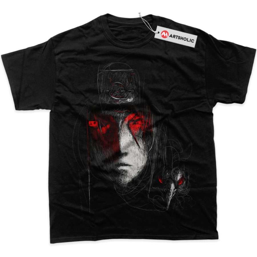 Alternative view of Itachi Uchiha Shirt, Akatsuki Shirt, Naruto Shirt, Anime Shirt, Graphic Tee