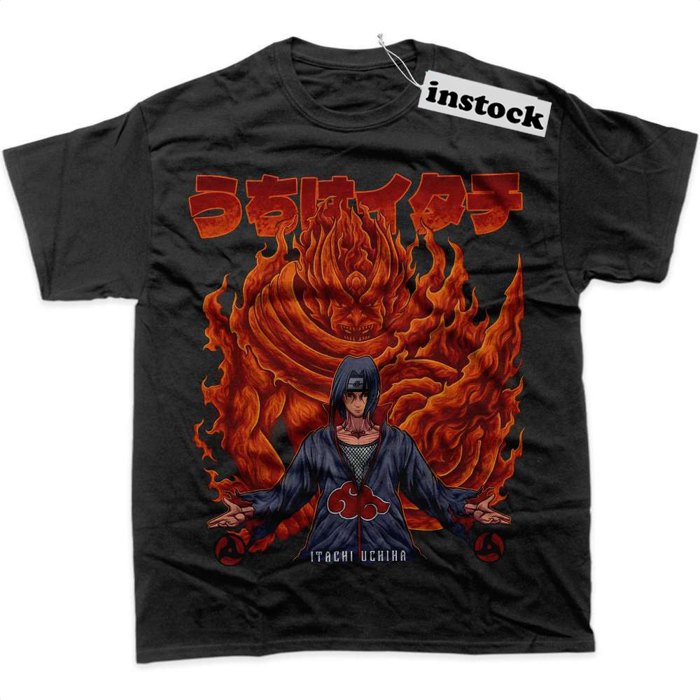 Itachi Uchiha Shirt, Akatsuki Shirt, Naruto Shirt, Anime Shirt, Graphic Tee