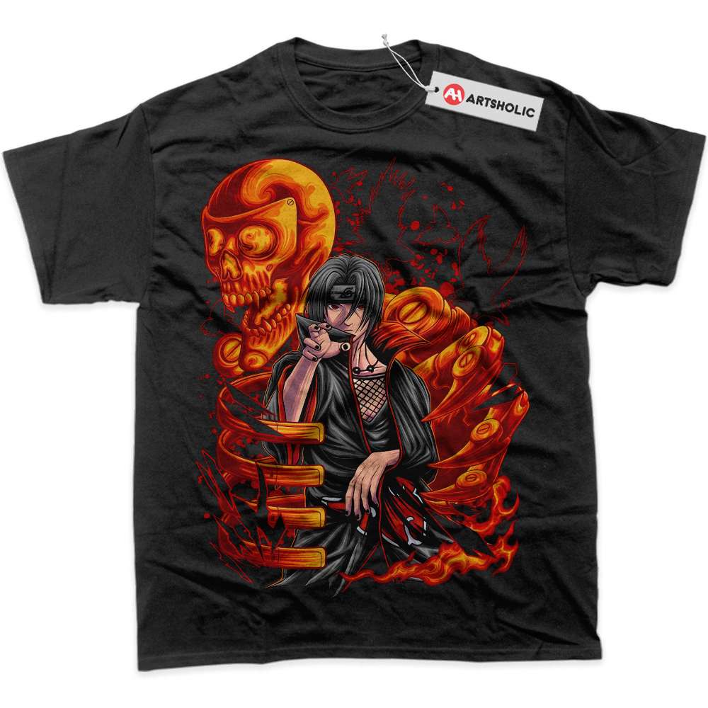Alternative view of Itachi Uchiha Shirt, Akatsuki Shirt, Naruto Shirt, Anime Shirt, Graphic Tee