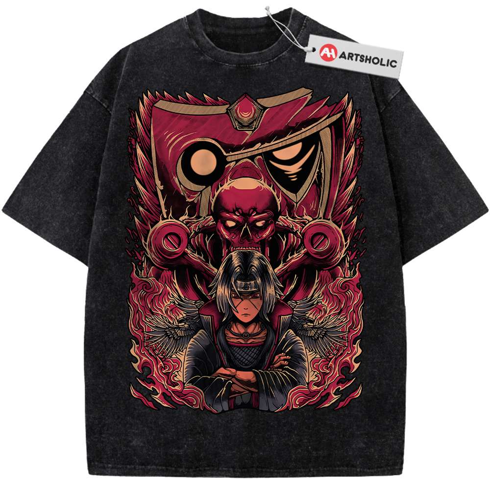 Itachi Uchiha Shirt, Akatsuki Shirt, Naruto Shirt, Anime Shirt, Vintage T-Shirt