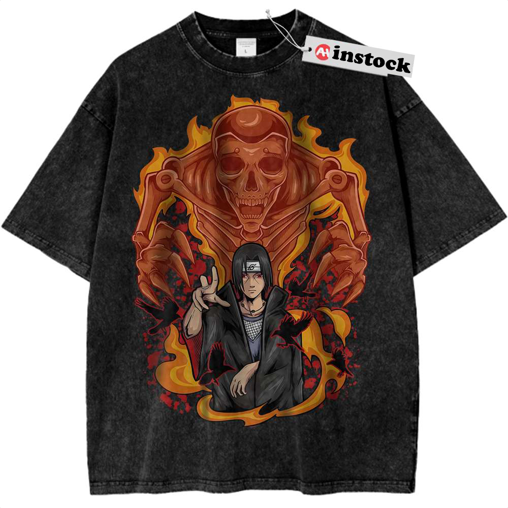Itachi Uchiha Shirt, Akatsuki Shirt, Naruto Shirt, Anime Shirt, Vintage T-Shirt