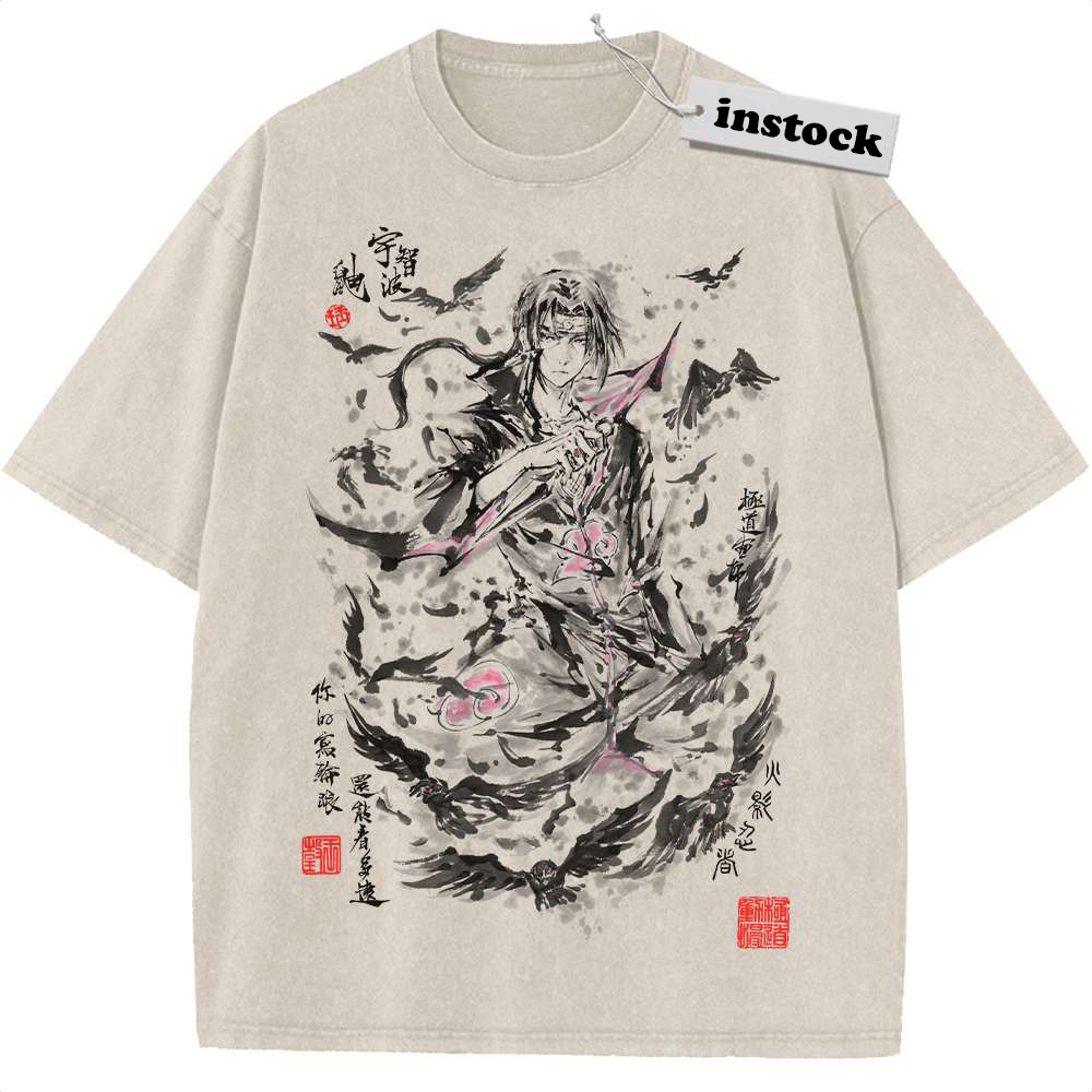 Itachi Uchiha Shirt, Akatsuki Shirt, Naruto Shirt, Anime Shirt, Vintage T-Shirt