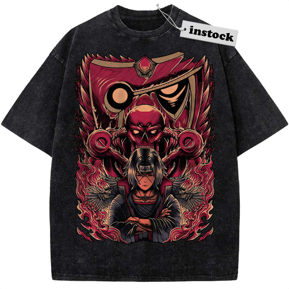 Itachi Uchiha Shirt, Akatsuki Shirt, Naruto Shirt, Anime Shirt, Vintage T-Shirt