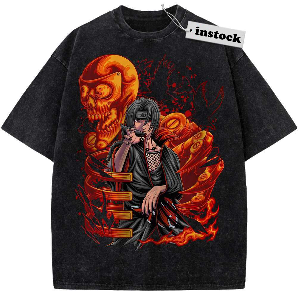 Itachi Uchiha Shirt, Akatsuki Shirt, Naruto Shirt, Anime Shirt, Vintage Tee