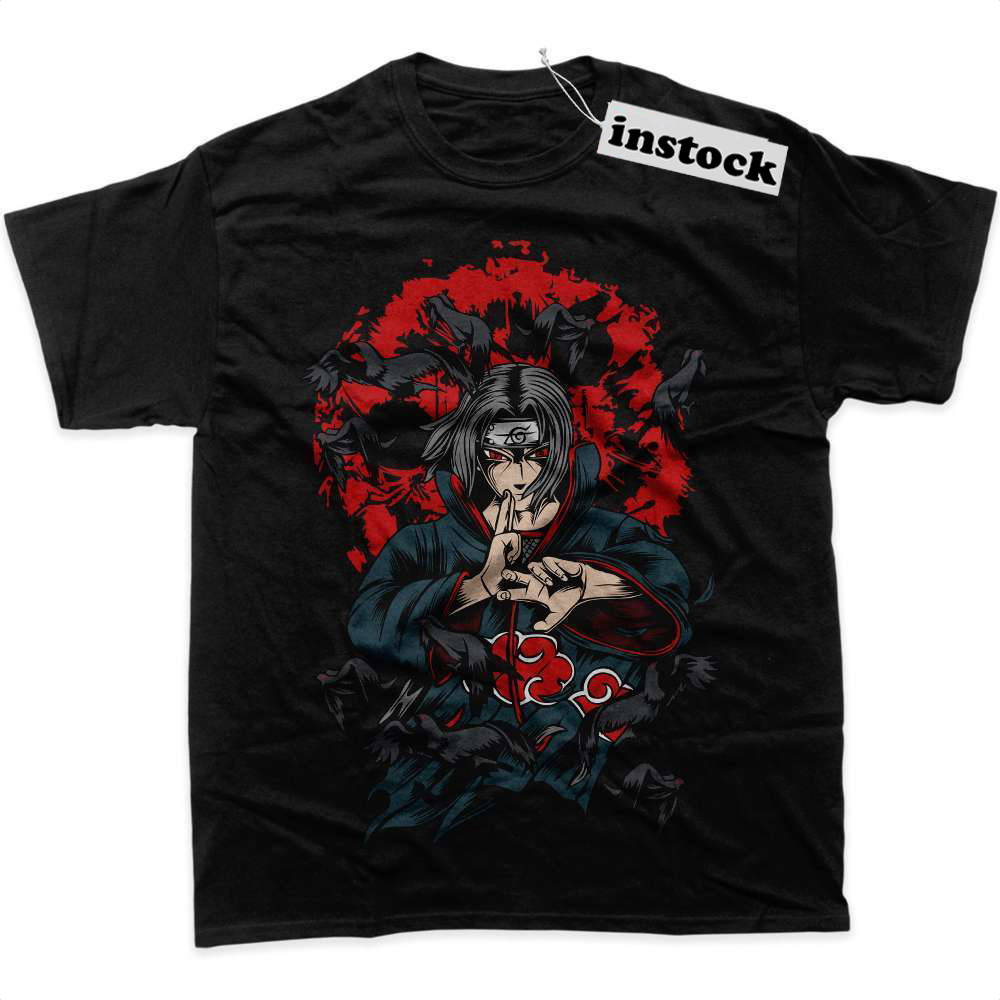 Itachi Uchiha Shirt, Naruto Shirt, Anime Shirt, Graphic T-Shirt