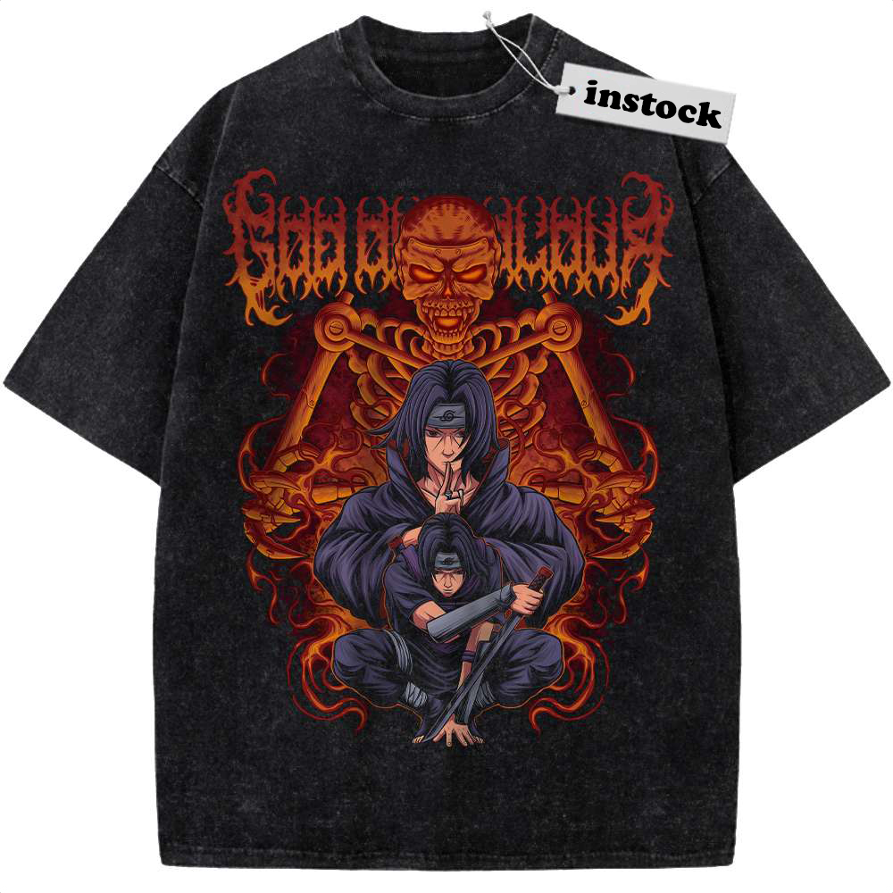 Itachi Uchiha Shirt, Naruto Shirt, Anime Shirt, Vintage T-Shirt