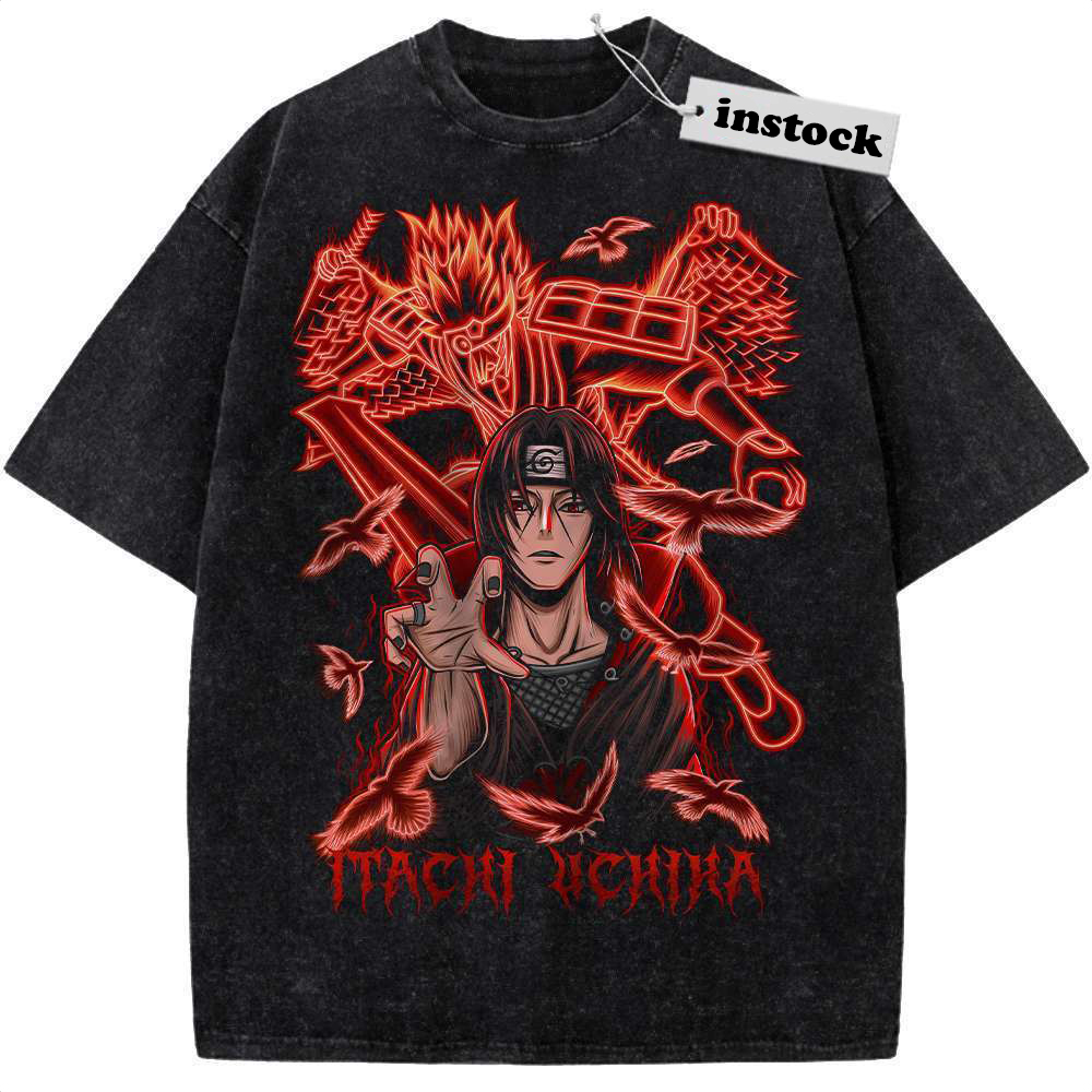 Itachi Uchiha Shirt, Naruto Shirt, Anime Shirt, Vintage T-Shirt