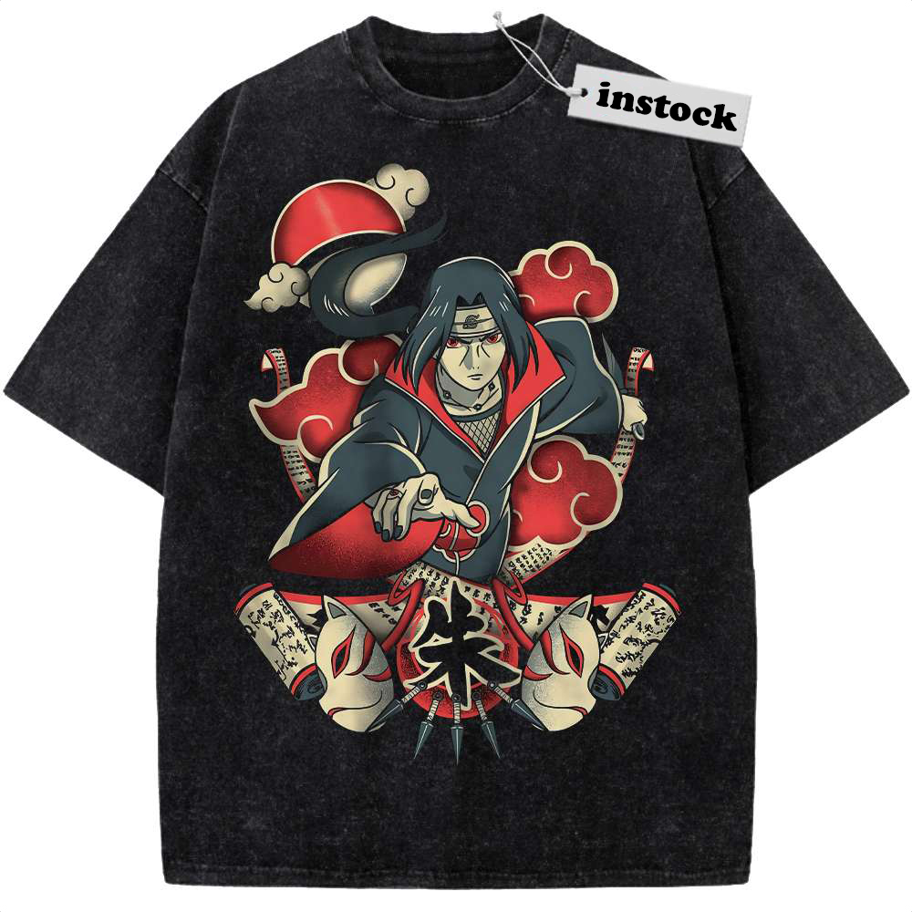 Itachi Uchiha Shirt, Naruto Shirt, Anime Shirt, Vintage T-Shirt