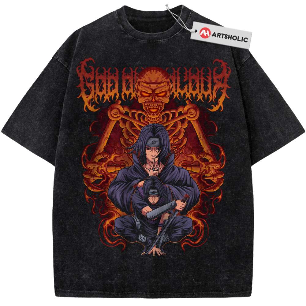 Itachi Uchiha Shirt, Naruto Shirt, Anime Shirt, Vintage T-Shirt