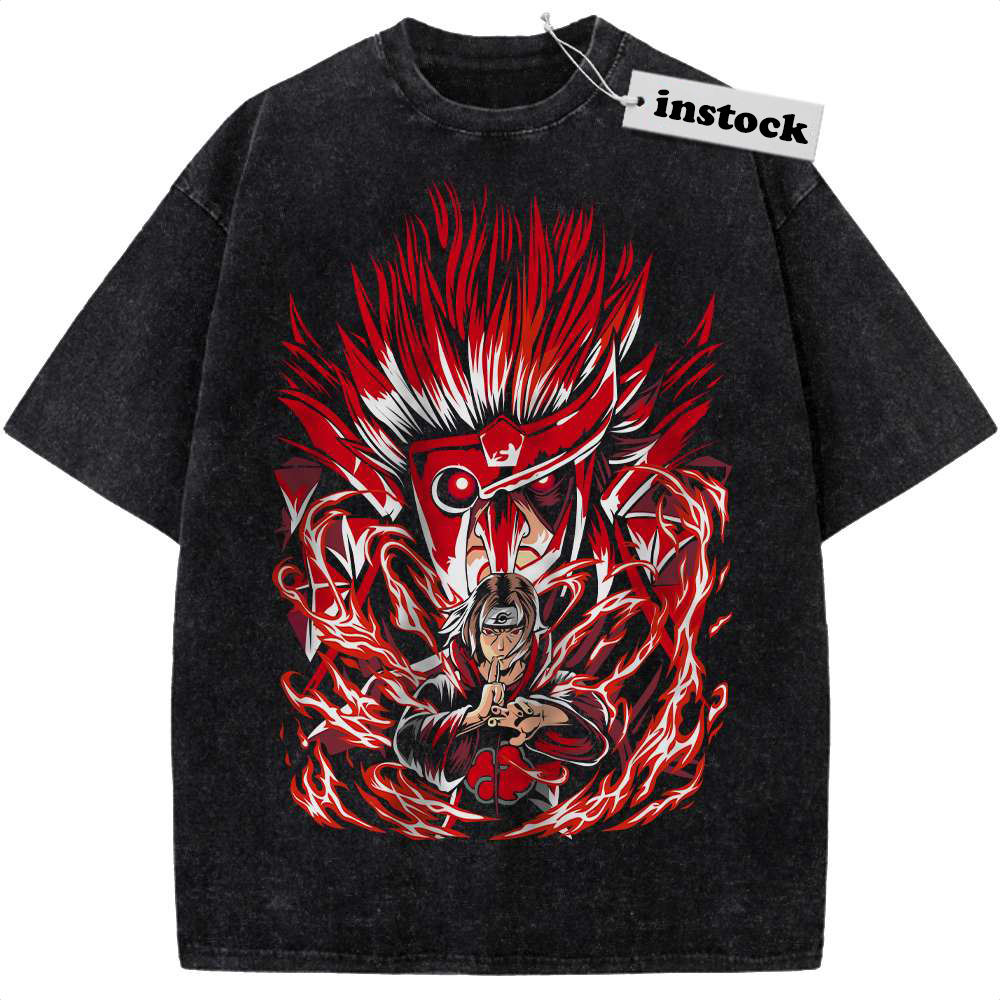 Itachi Uchiha Shirt, Naruto Shirt, Anime Shirt, Vintage T-Shirt