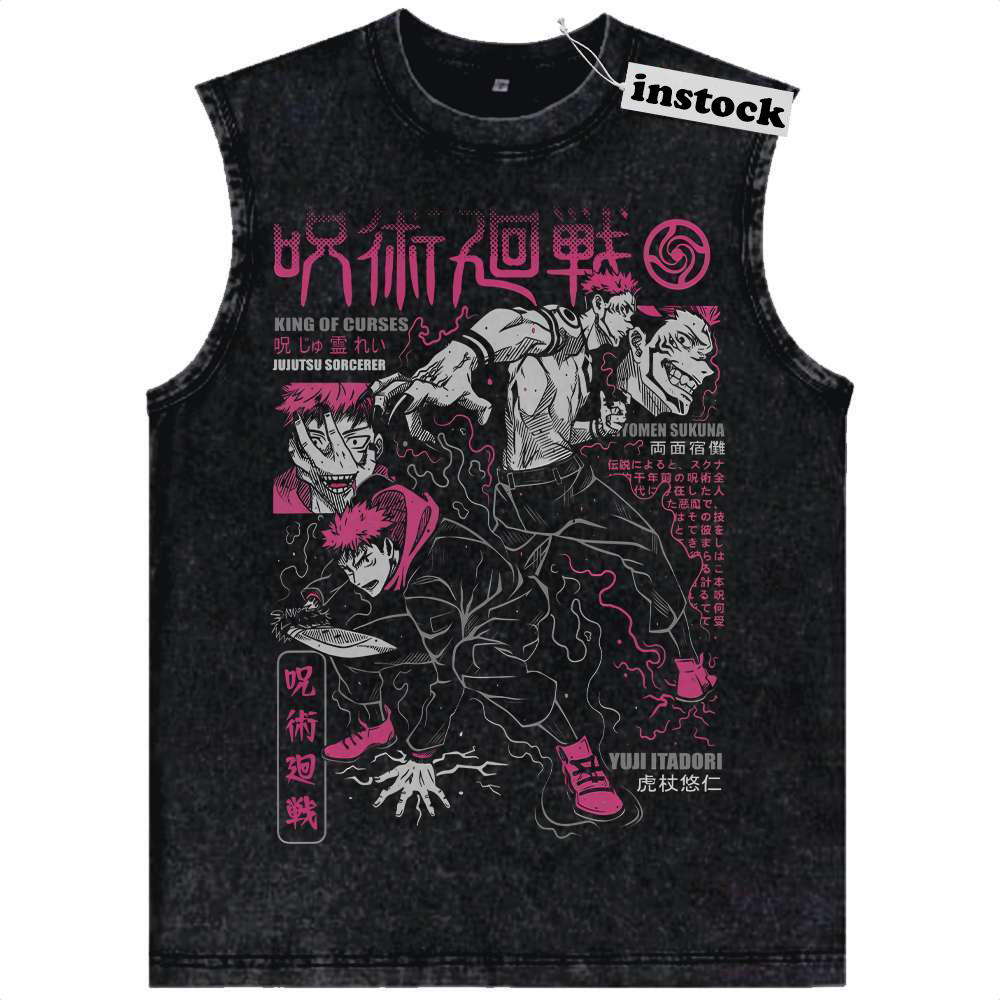 Itadori vs Sukuna Tank Top, Jujutsu Kaisen Tank Top, Anime Tank Top, Vintage Tank Top